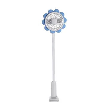 

Portable Clip on Mini USB Fan Baby Bed Pushchair Flexible USB Fan Desktop Personal PC Laptop Fan Electric Fan A0NC