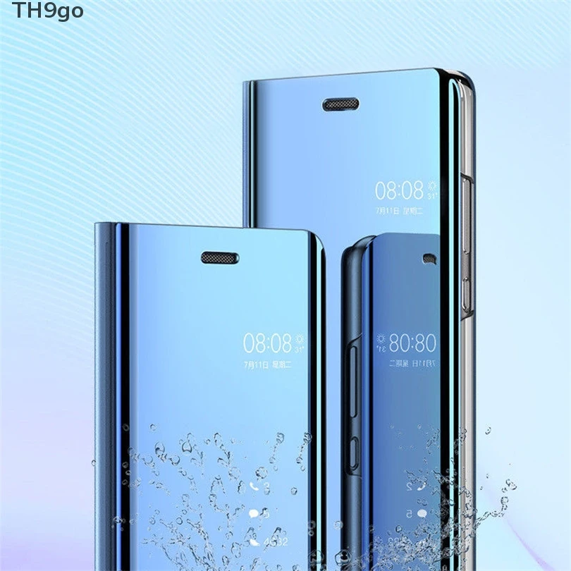 Яркий зеркальный чехол для телефона с чехлом Samsung Galaxy Note 5 9 8 S9 Plus S8 S7 S6 подставкой