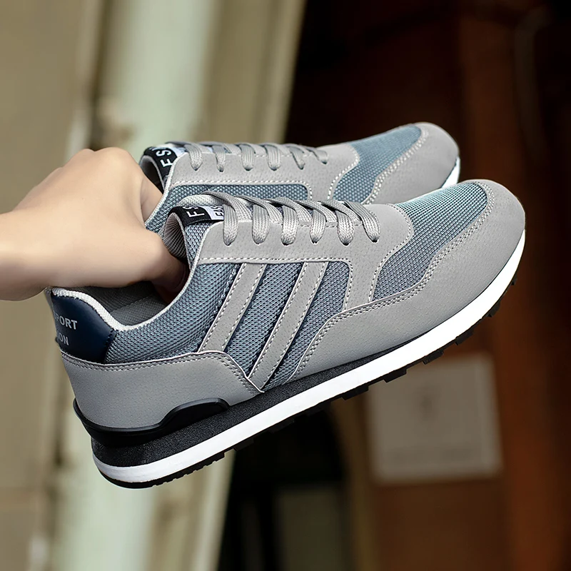 

New Spring Autumn Men Running Shoes For Outdoor Zapatos de Hombre Flats Comfortable Men Trianers Cortez Sneakers Men Canvas Shoe