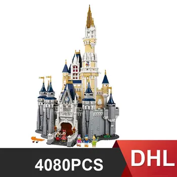 

16008 Cinderella Princess Castle City set Model Building Block Kid DIY Toy Birthday Gift Compatible 71040 4080pcs