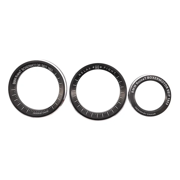 

Motorcycle Aluminum Techometer meter Techo Key Ring Cover Trim Ring for BMW R NINE T R1200R 2014-2017