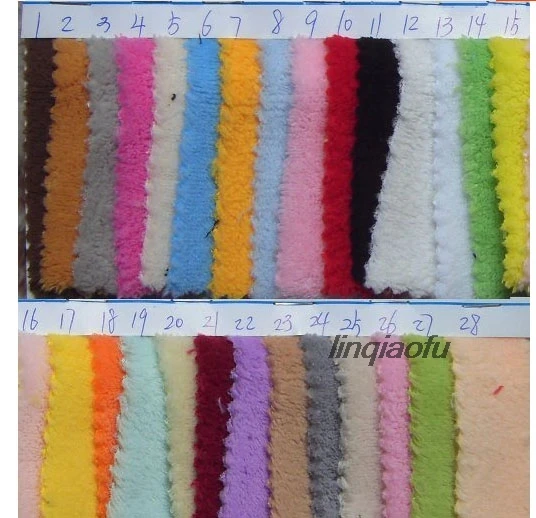 

New DIY handmade clothing plush cloth coral fleece fabric Autumn and winter fabrics men's and women's clothing fabrics
