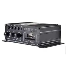 Для мотоциклов и автомобилей Мощность усилительный мини-12 V Авто Лодка домой цифровой аудио усилитель W/Дистанционное Управление
