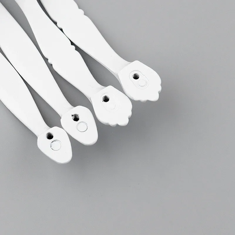 KK& FING европейский стиль черно-белые ручки шкафа из цельного алюминиевого сплава кухонный шкаф тянет Ящики Оборудование Для Обработки мебели