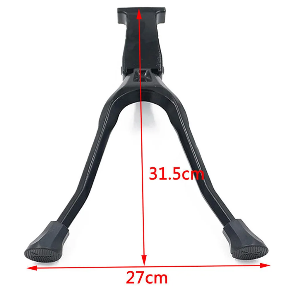Center Mount Cycling Mountain Bicycle Parts Bike Kickstand Adjustable Universal Double Leg Parking Rack Holder Aluminum Alloy