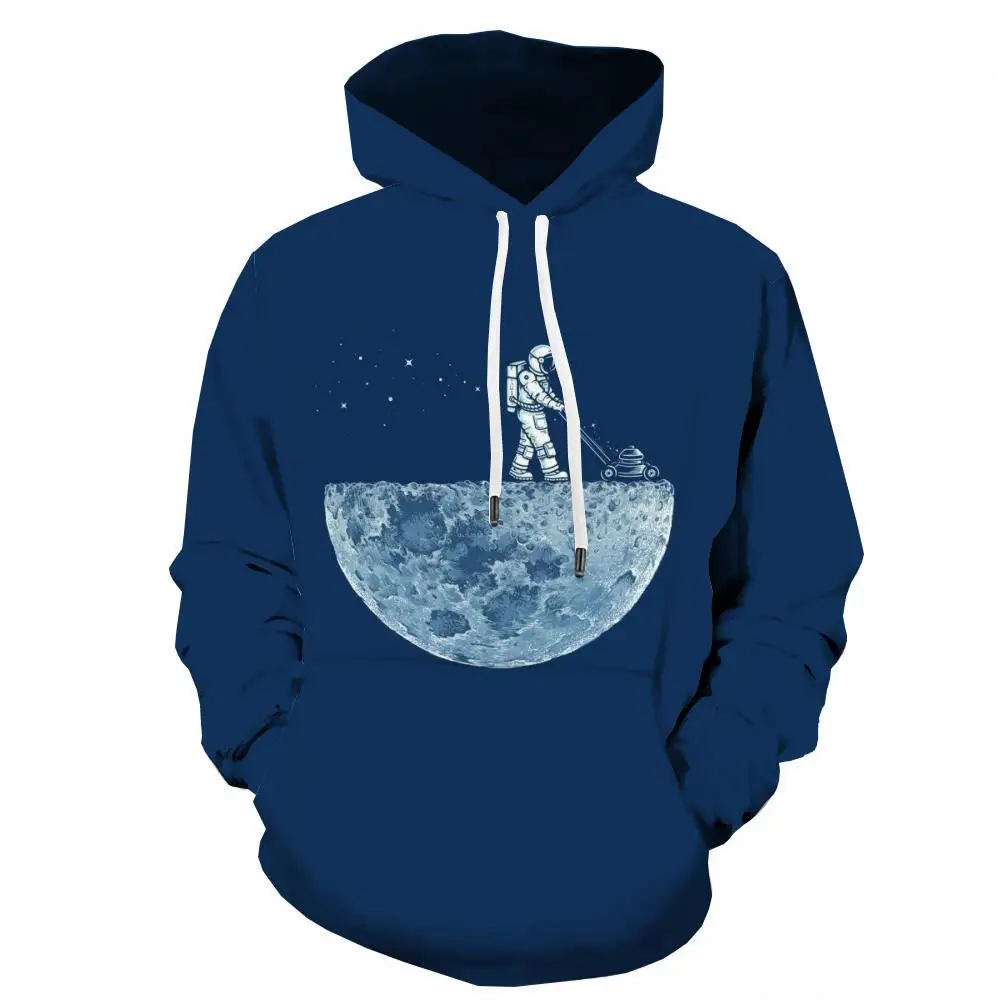 

3d Hoodies Astronaut Sweatshirts men Cherish Hooded Casual Novel 3d Printed Space Hoody Anime Long Sleeve Hip Hop Pullover