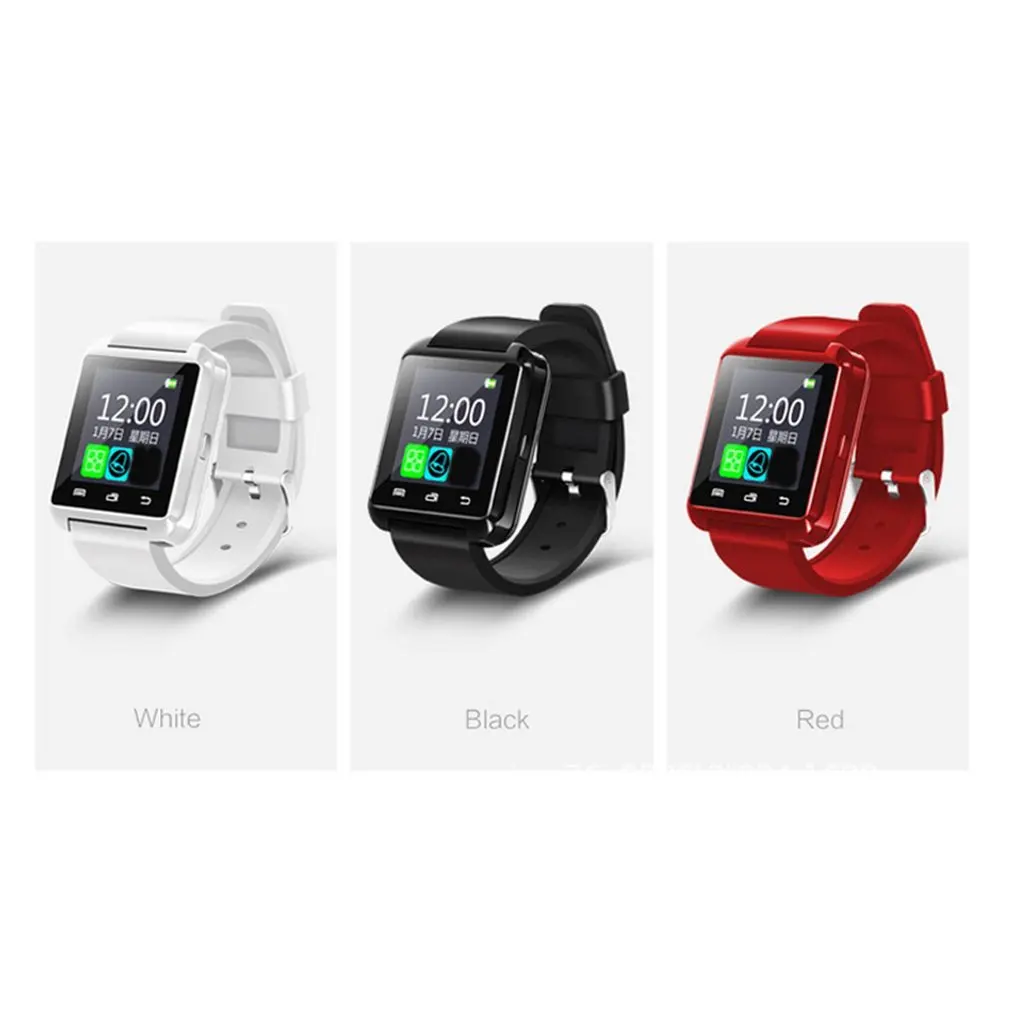 smart watch u8 black