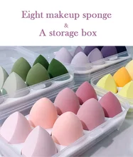 Soft Makeup Sponge Puff Sponge Set Wet and Dry Foundation Powder Foundation Smooth Cosmetic Sponge Makeup Tools Makeup Ball