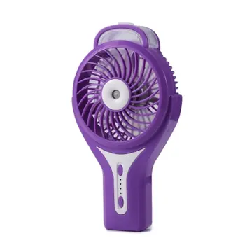 

Portable Mini Cooling Fan Hand-held Humidifier Misting Fan Water Spray Fan Adjustable Air Cooler USB Rechargeable For Outdoor