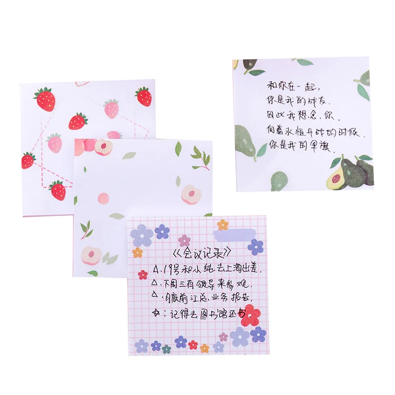 Coloffice Kawaii милый маленький цветок блокнот для заметок девушка сердце N Times стикер студенты могут приклеить сообщение стикер s канцелярские 1 шт
