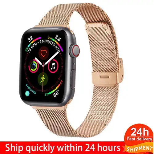 apple watch band 38mm milanese loop