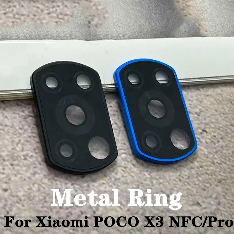 Металлический чехол для объектива камеры Xiaomi Poco X3 NFC F2 Pro полное покрытие Защитное