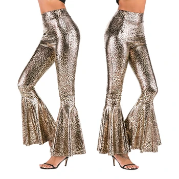 

Hirigin Women's Camouflage Flared Leg Pants Bell Bottom Long High Waisted Long Trousers