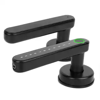 

smart lock Smart Handle Lock Fingerprint Password App Electric Key Locker for Home Security for
