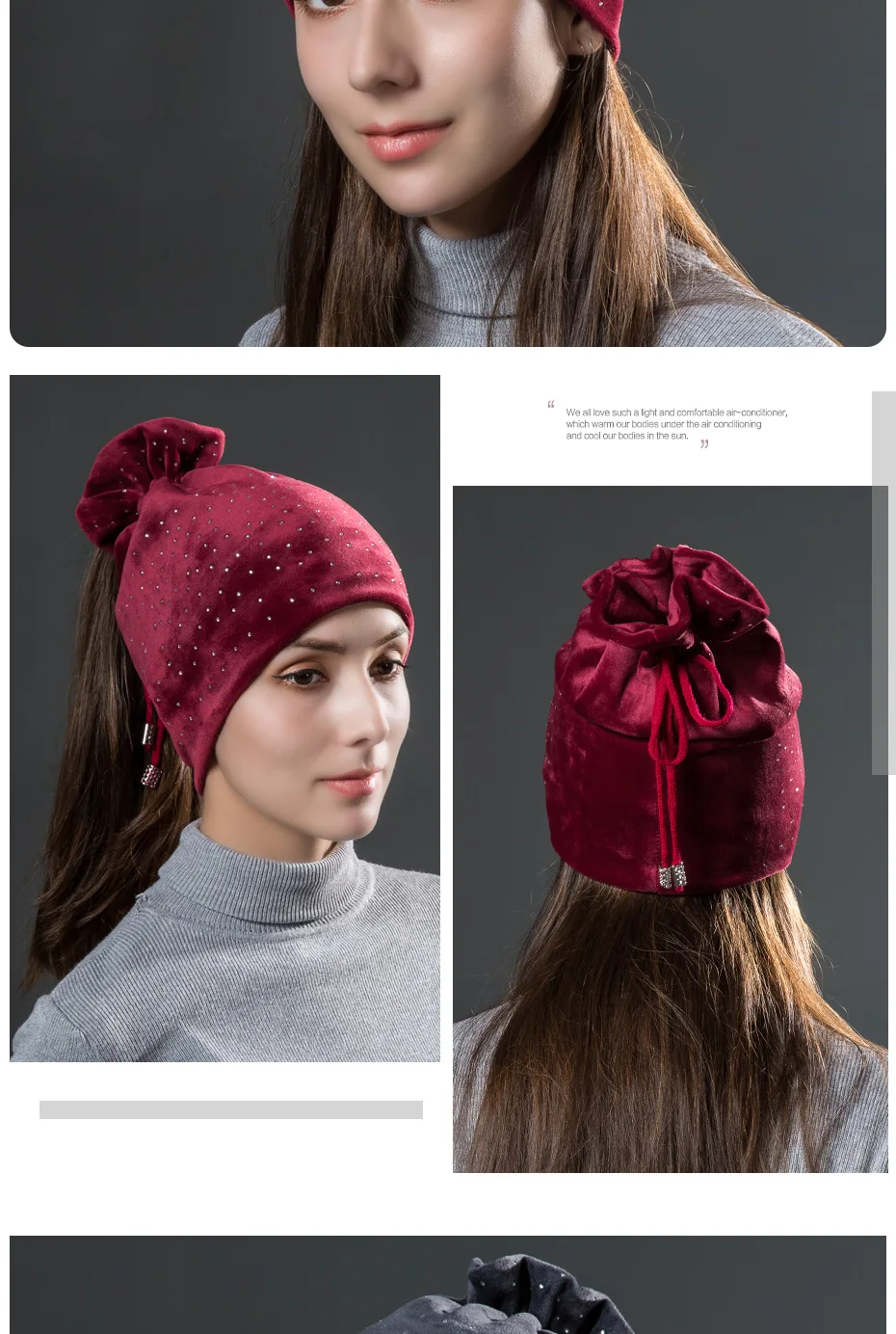 法兰绒绑头发_10