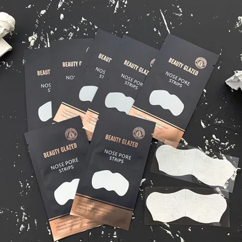 

10pcs/set Facial Care Shrink Pore Salon Remove Blackhead Peel Off Self Adhesive Anti Acne Deep Cleaning Home Nose Sticker