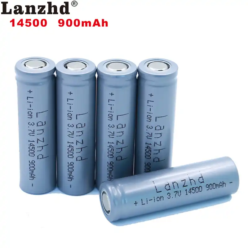 リチウムion 900 2600mahの3 7vリチウムイオン充電式電池単三電池リチウム電池led懐中電灯ヘッドランプトーチマウス 1 24個 充電池 Aliexpress