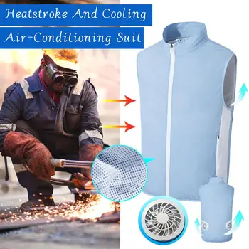 

Fan Vest Air Conditioning Clothing Smart Fan Clothing Cooling Cooling Usb Battery Charging Clothing Outdoor Cooling Clothing
