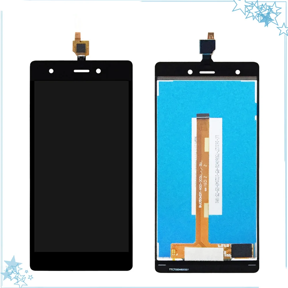 

5.0'' Black/White For Wiko Pulp 4G LCD Display 1280x720 With Touch Screen Digitizer Assembly Replacement Phone Part