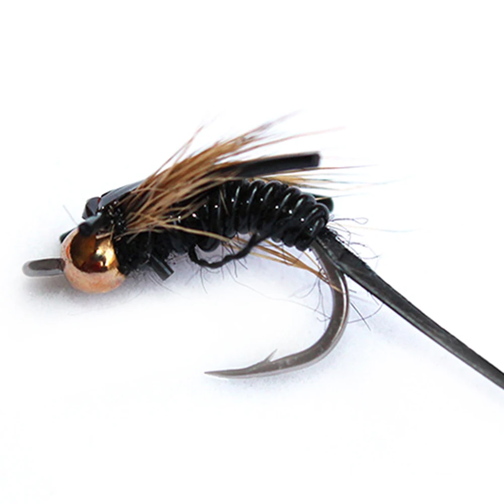 40Pcs Mini Fishing Artificial Lifelike Lure Moth Trout Dry Fly Shaped Crank Bait Insect Flies Hook Tackle