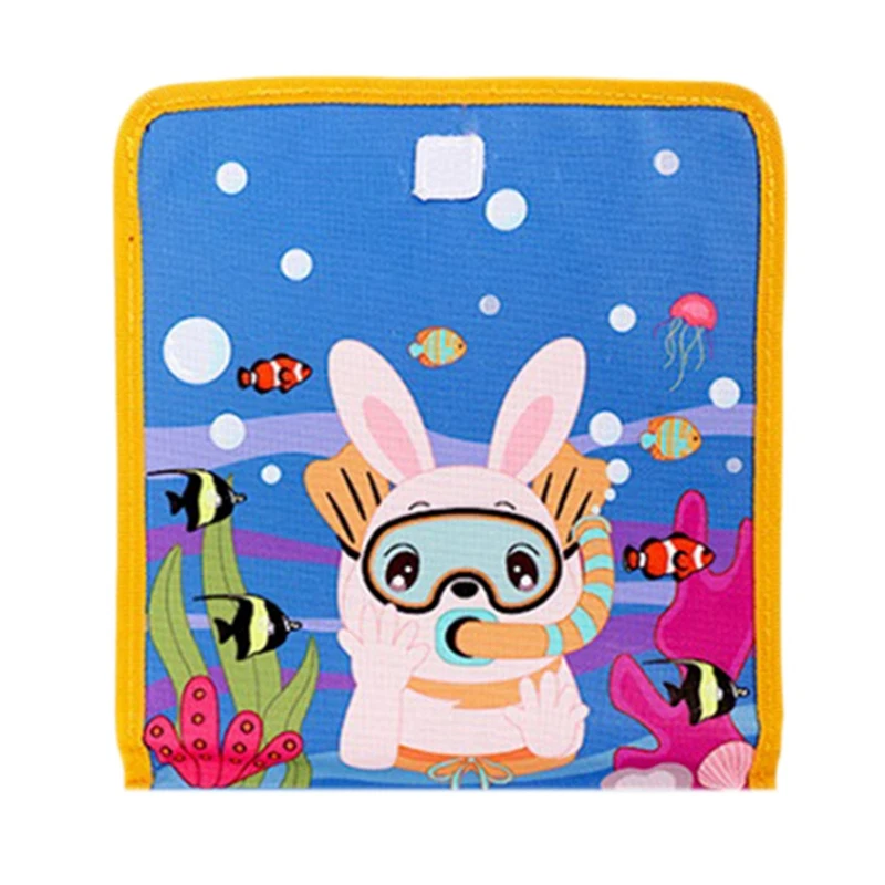 TUMAMA Children'S Portable Sketchpad Blackboard Cloth Book Marine Life Color |