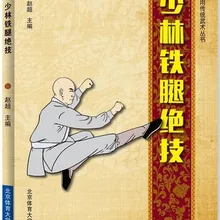 Shaolin железные ножки уникальные навыки shao lin tie tui jue ji ушу боевые искусства Книга кунг-фу на китайском языке