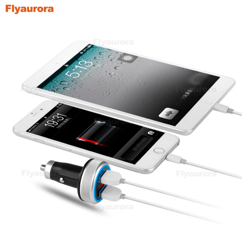 Автомобильный MP3-плеер USB модулятор Bluetooth fm-передатчик светодиодный двойной USB Мобильный телефон громкой связи дисплей зарядное устройство беспроводной музыкальный аудио