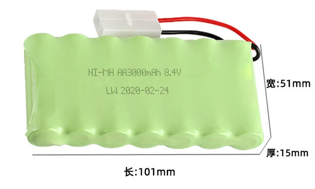 6v batterie 2400mah ni-mh bateria 6v nimh akku 6v größe AA wiederaufladbare  ni mh für beleuchtung rc auto spielzeug elektrische werkzeuge - AliExpress