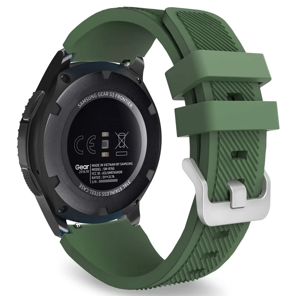 Ремешок защитный силиконовый для Huawei Watch GT2 Pro/GT 2e/GT 46 мм/GT2 мм/Ticwatch Pro 3/Fossil Gen 5 22 мм |