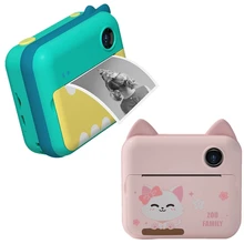 Children Instant Print Camera Kids Printing Camera With Photo Paper Child Video 1080P Digital Camera Toys Camera For Boys Girls