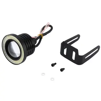 

3-Colors 2.5 inch 67mm 30W Led COB Fog Lamp Car Auto Fog Angel eyes light with Lens DC12 24V any car can use New