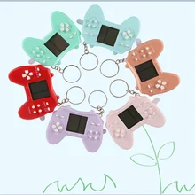 Mini Console de jeu portable Tetris, porte clés, boucle suspendue, décoration, lecteur de jeux électroniques, anniversaire, noël