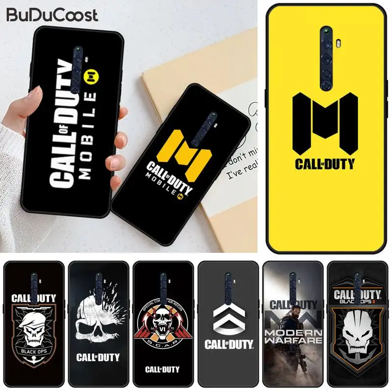 CALL OF DUTY GAME Luxury чехол для телефона OPPO A9 2020 R11 11S plus R15 R17 Realme 2 3 5 5pro C2|Бамперы| |