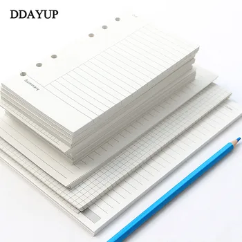 A5 A6 Loose Leaf Notebook Refill Spiral Binder Inner Page Diary Weekly Monthly Planner To Do List Line Dot Grid Inside Paper 1