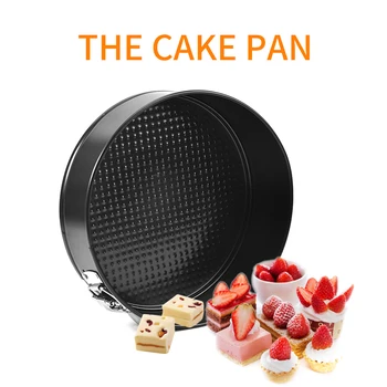 

Cake Mold Bakeware Baking Pans Kitchen Cake Mold Small Round Baking Dish Heavy Carbon Non-stick Slipknot Removable Base Tray