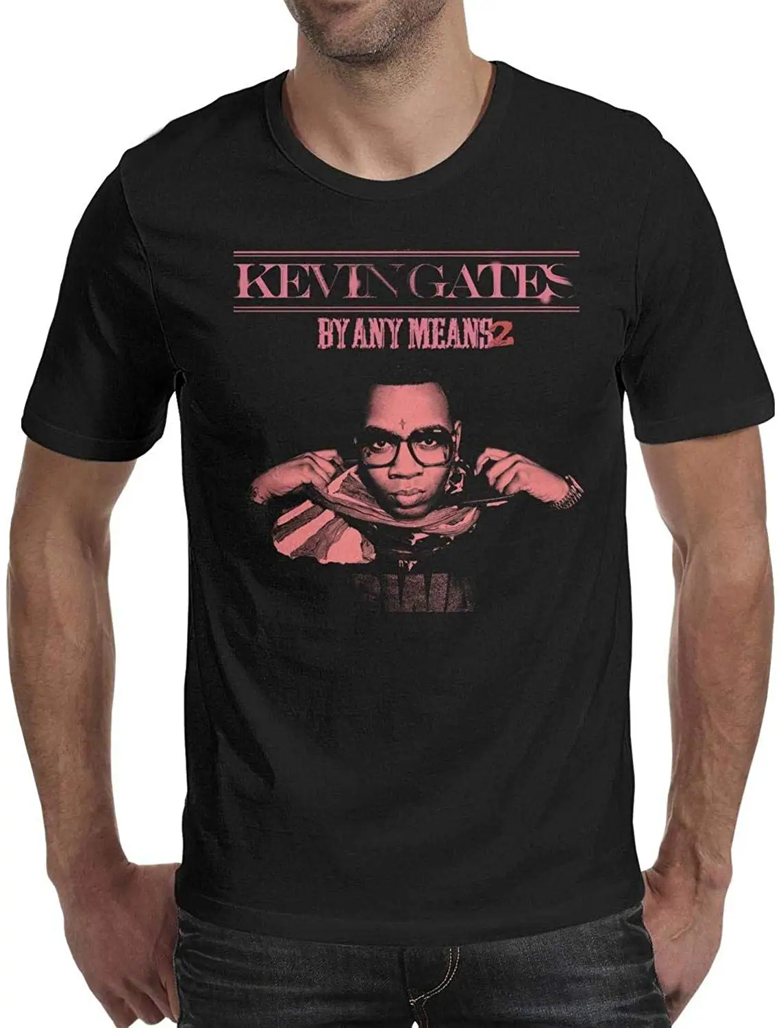 TSDFC Man Kevin-Gates-By-Any-Means-2-Logo- Cotton Blend tee Shirt unisex men women t shirt |