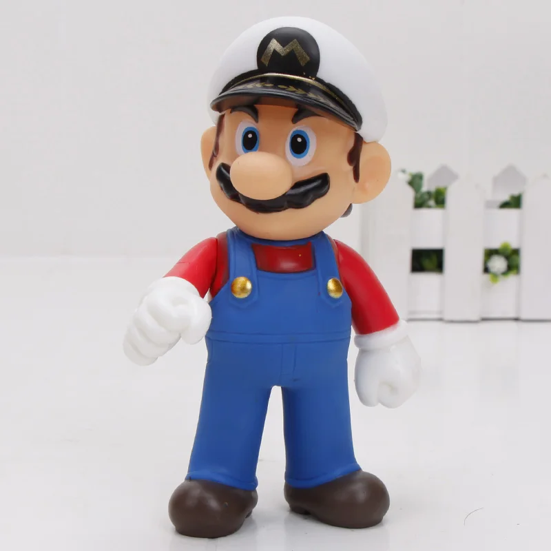 12 см аниме Super Mario Bros фигурки Одиссея Марио Йоши автомобиль торт украшения ПВХ Фигурки экшн-модель игрушки для детей Подарки