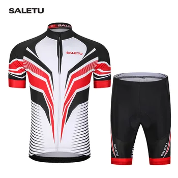 

SALETU2020 new men's cycling short-sleeved suit T-shirt mountain bike bike wear outdoor cycling wear breathable and fast dry
