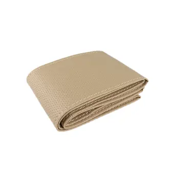 

DIY Steering Wheel Covers hand-stitched steering wheel cover laser perforated breathable Steering Wheel cover