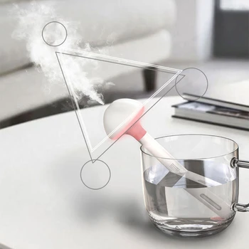 

USB Small Humidifier, Portable Ultrasonic Cool Mist Air Humidifier for Travel Office Air-Conditioned Room Desk Car Hotel Kids Be
