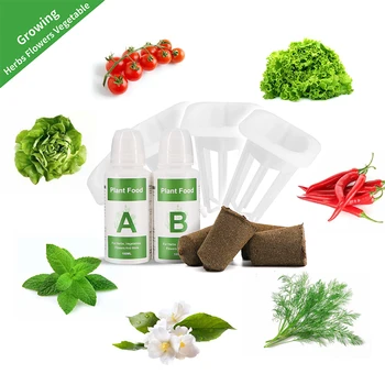 

Ecoo Grower Sponge Cubes Plant Food Plastic Basket Eco-Friendly Hydroponic Grow Media Soilless Cultivation System Accessories