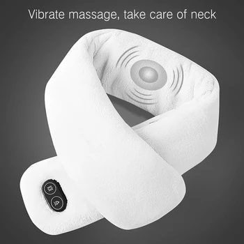 

New 2020 Winter Scarf Heated Scarf USB Women Heating Scarf Couple Scarf Neckerchief Plush Collar Scarves