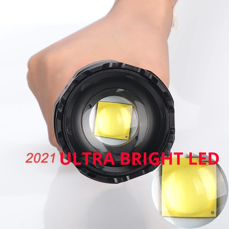 Xhp160 mais poderosa lanterna 16-core luz mais