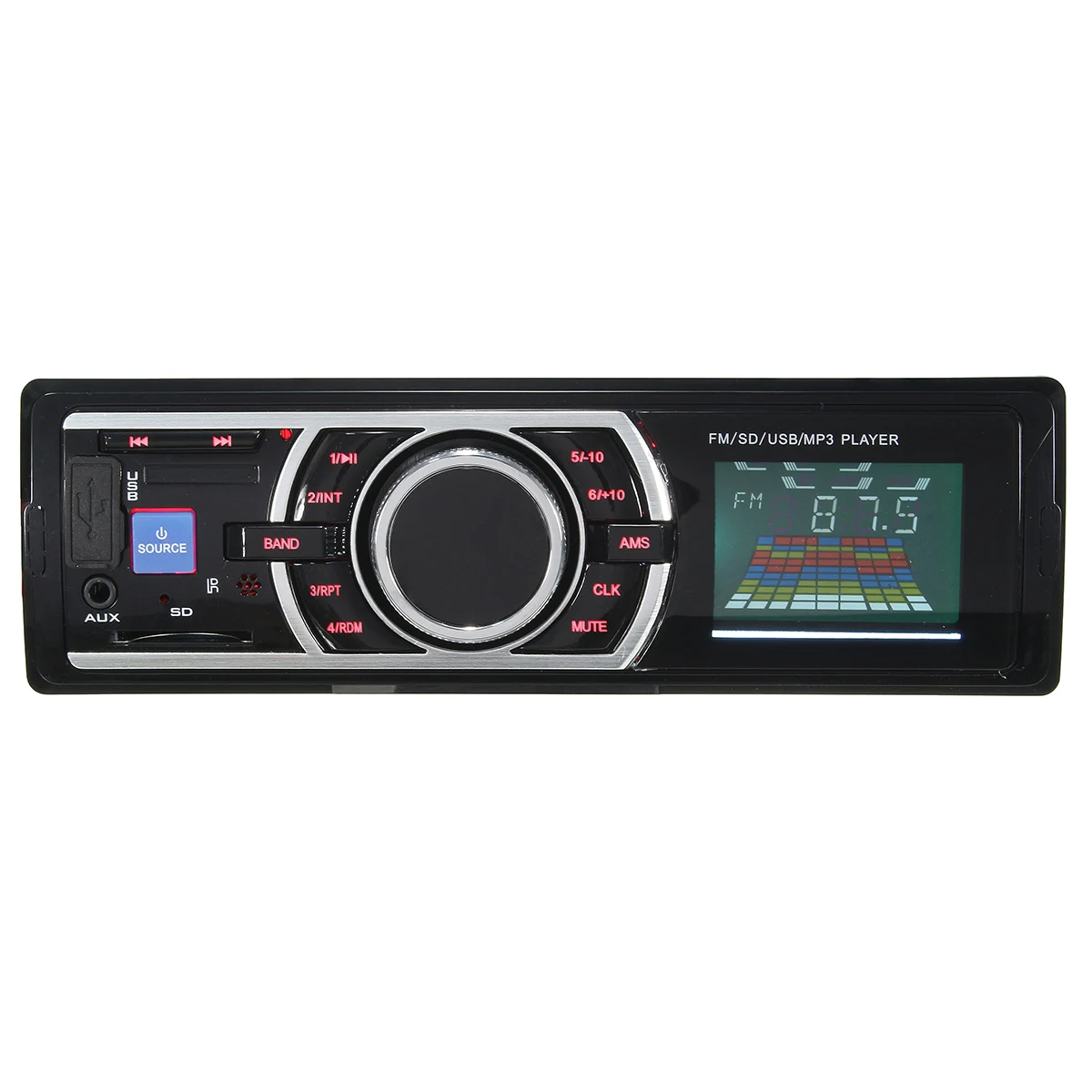 Авто автомобиль аудио стерео один din автомобильный Радио MP5 плеер в тире MP3 плеер Радио FM USB SD приемник беспроводной USB/SD/AUX/MMC