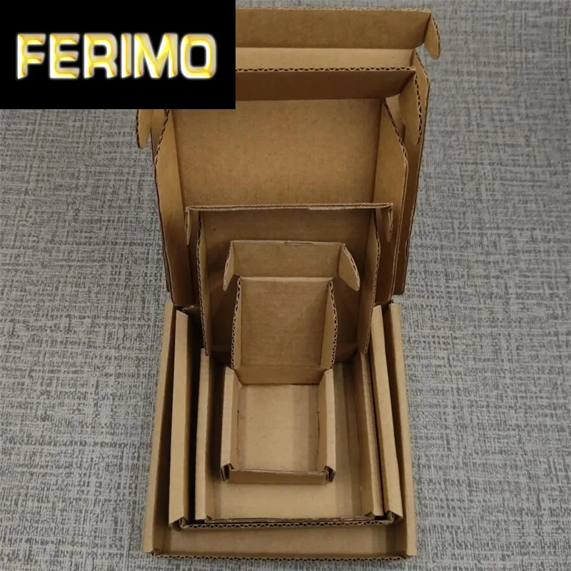 5x5x2cm/5x5x3cm Mini Corrugated Paper Box Small Gift Packaging Box