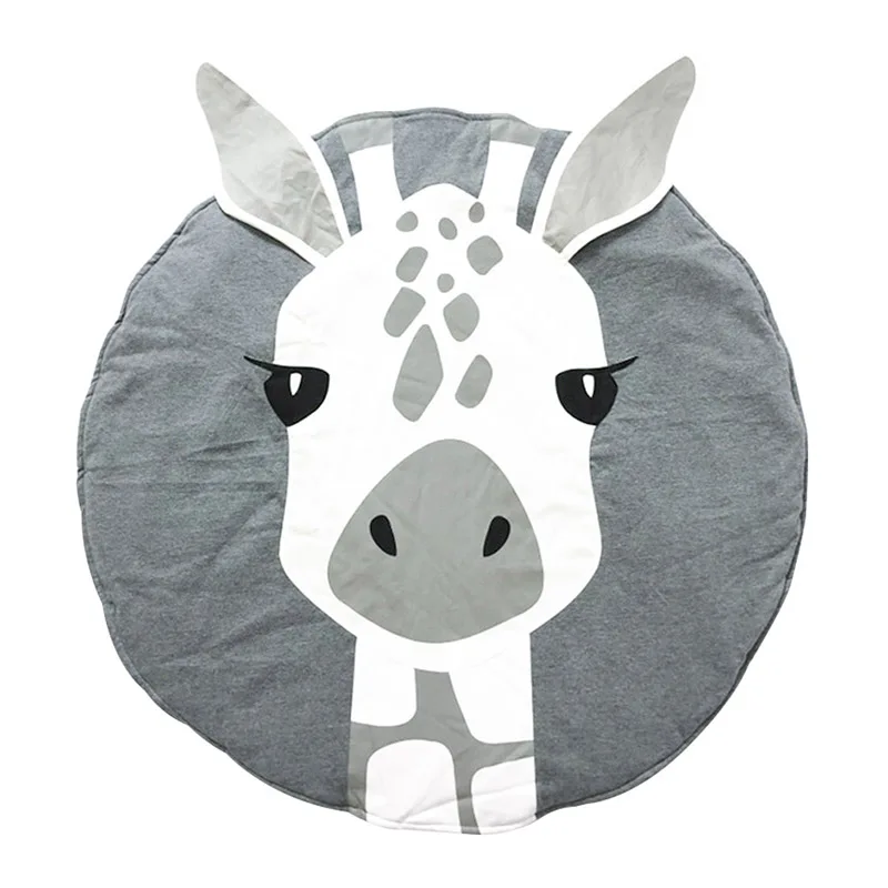 Ползание младенца коврик Новорожденный ребенок мягкий мультфильм Животные