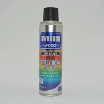 Swanson Works Spray Paint Black 400 ML 24 Pcs tanie i dobre opinie TR (pochodzenie)