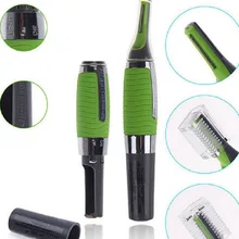 Микро точный триммер для бровей, ушей, носа, Машинка для удаления, бритва, персональный Электрический Уход за лицом, тример для волос, светодиодный светильник FacialHOT