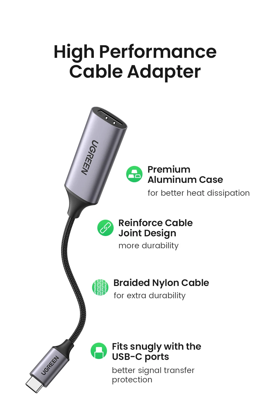 usb c adaptador hdmi thunderbolt 3 macho