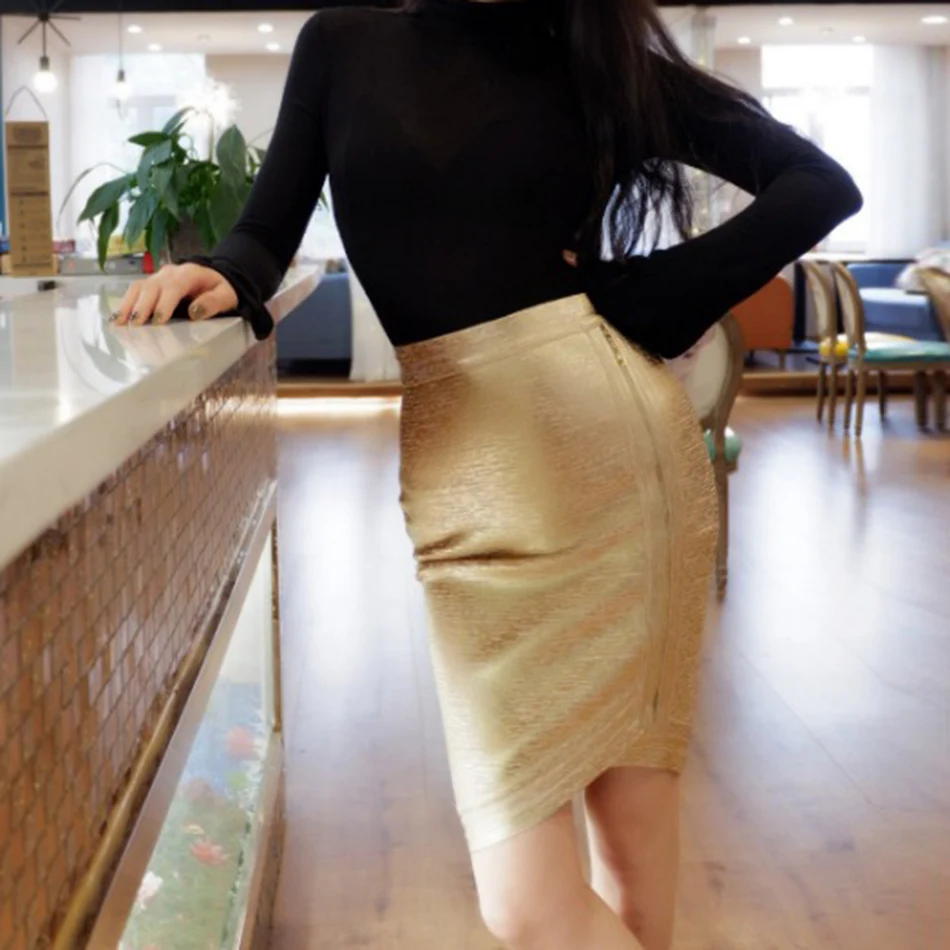 Новинка 2018 года элегантные облегающие Женская юбка асимметричная bodycon Сексуальная знаменитости модные вечерние Клубные юбка карандаш